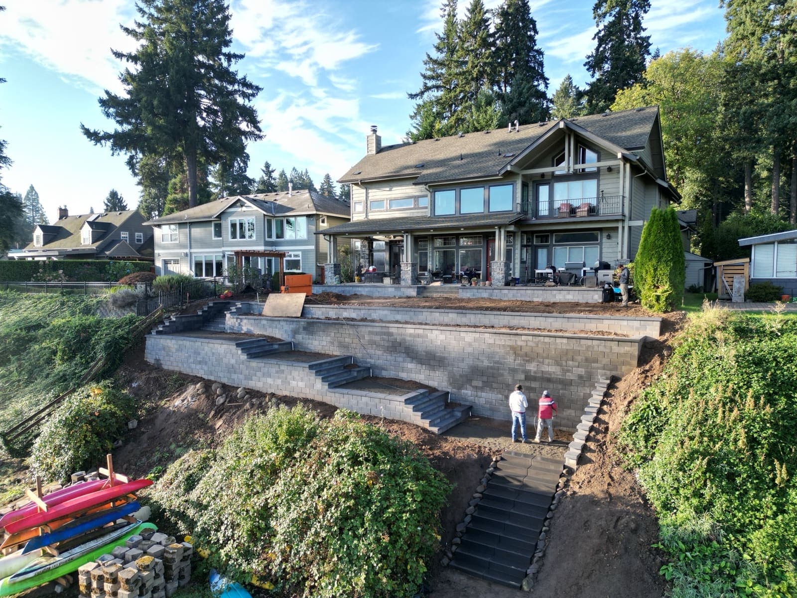 Riverfront Access Retaining Wall & Stairway — West Linn, OR