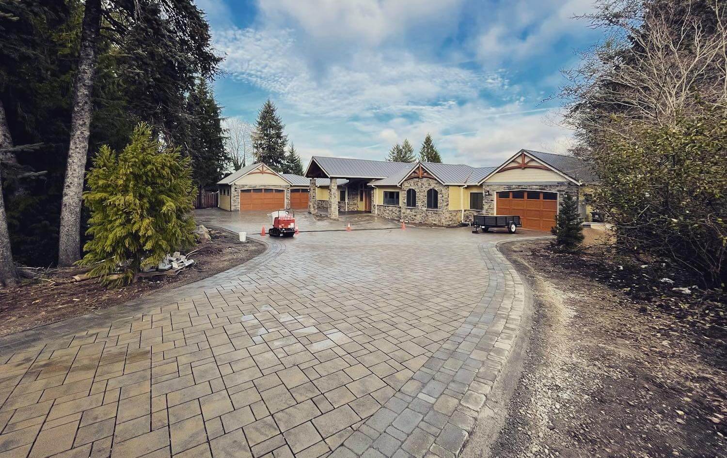 Paver Driveway — Woodburn