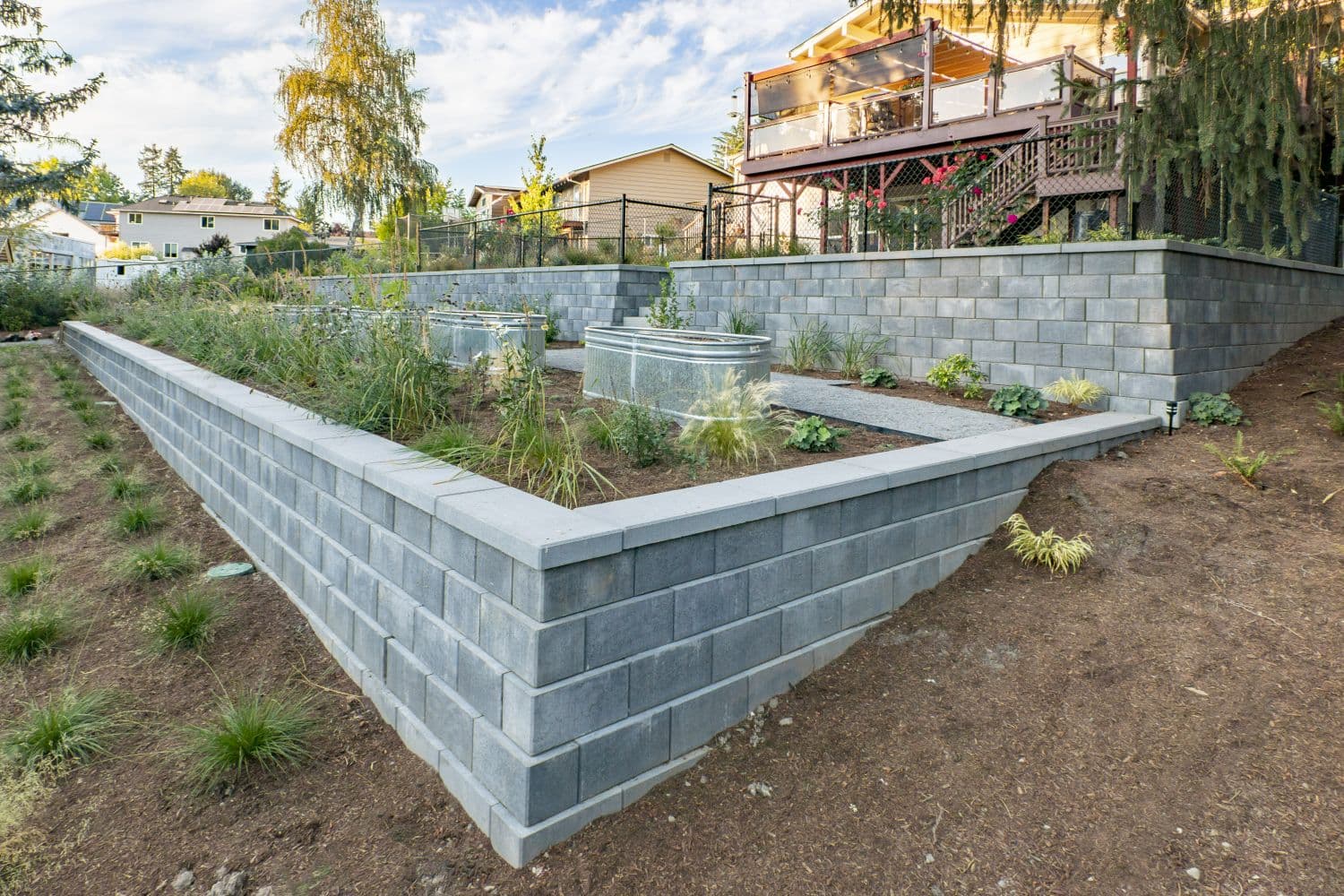 Retaining Walls project by Sequoia Stonescapes