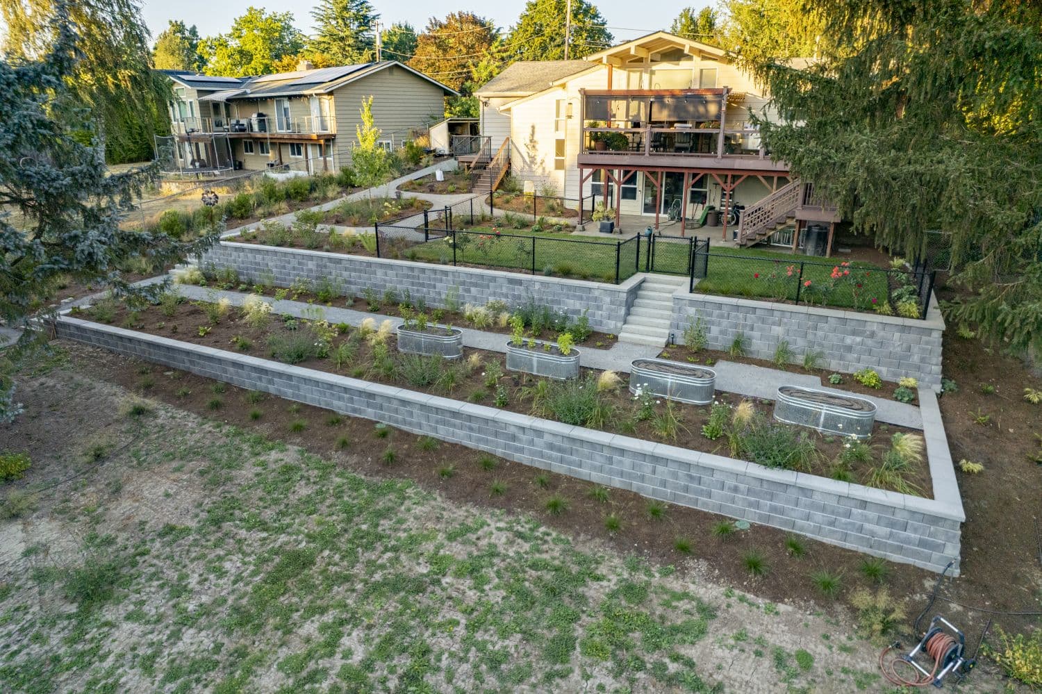 Retaining Walls project by Sequoia Stonescapes