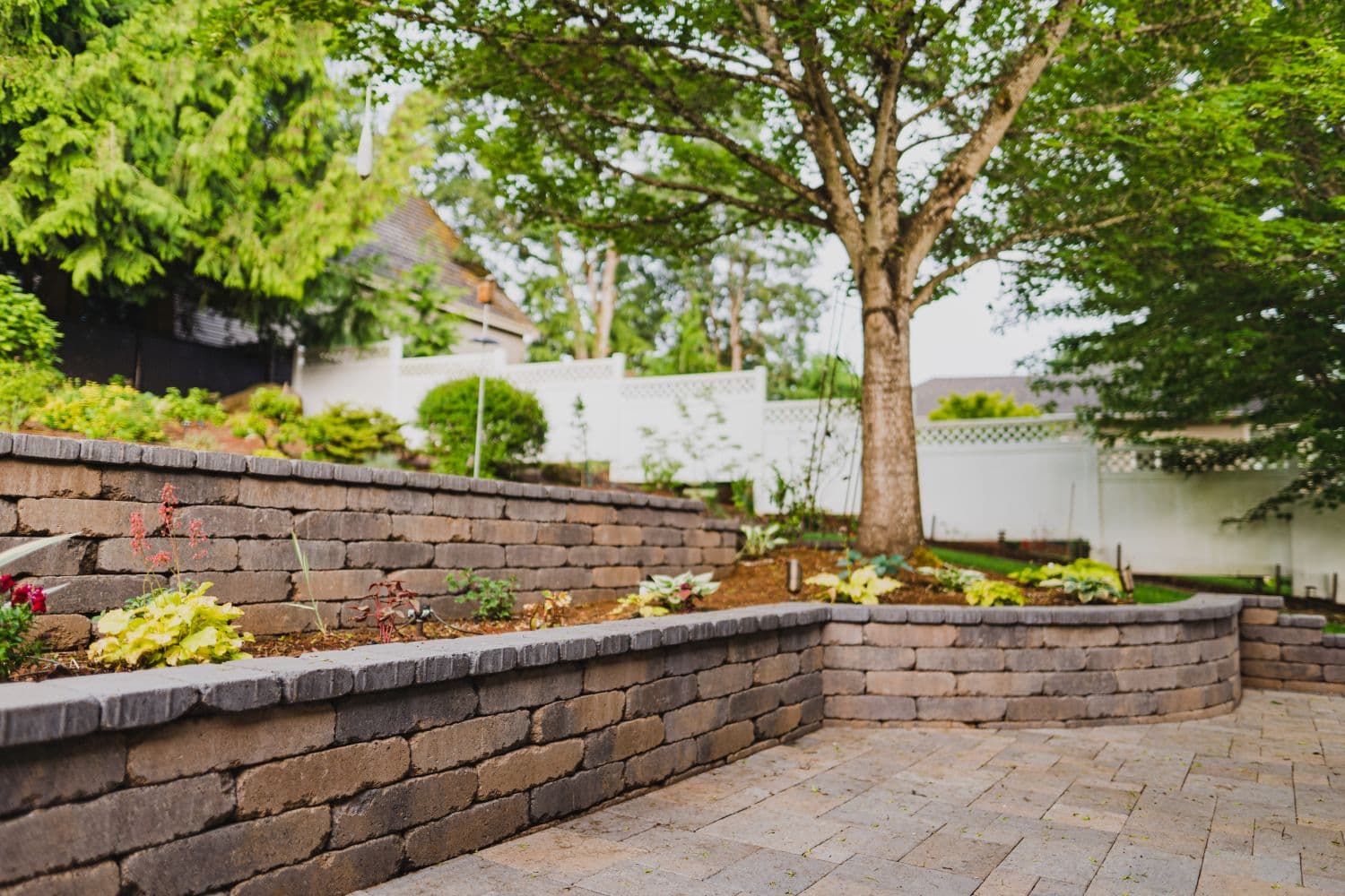 Retaining Wall — Salem by Sequoia Stonescapes
