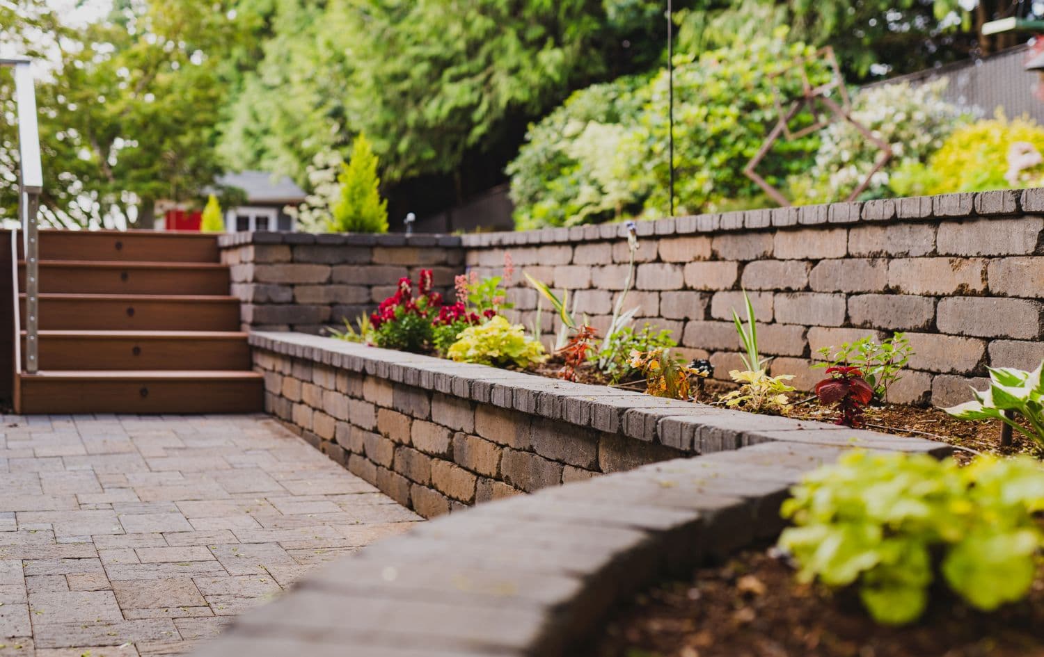 Retaining Wall — Salem by Sequoia Stonescapes