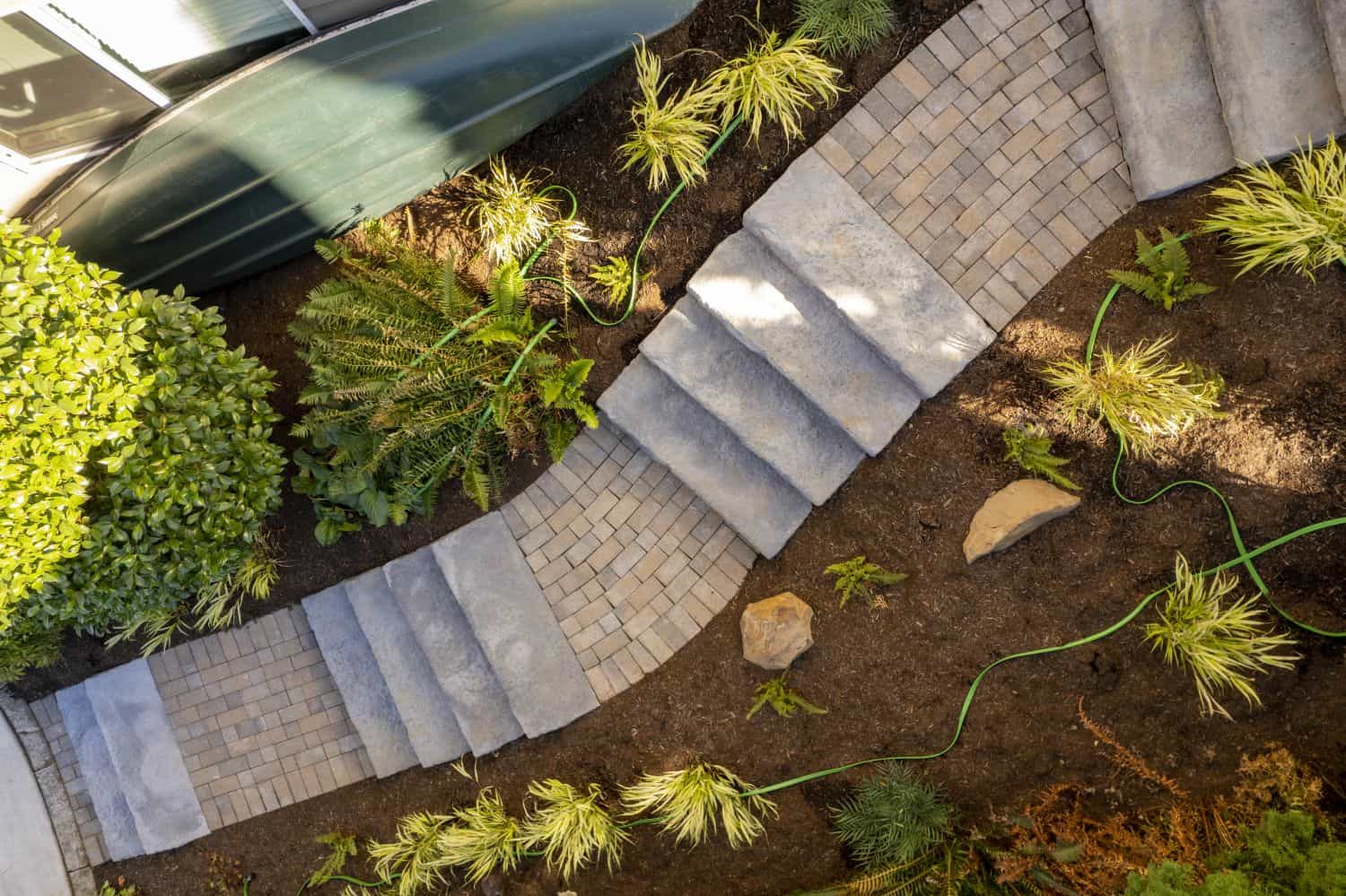 Walkway Paver Installation in Albany, Oregon, Sequoia Stonescapes