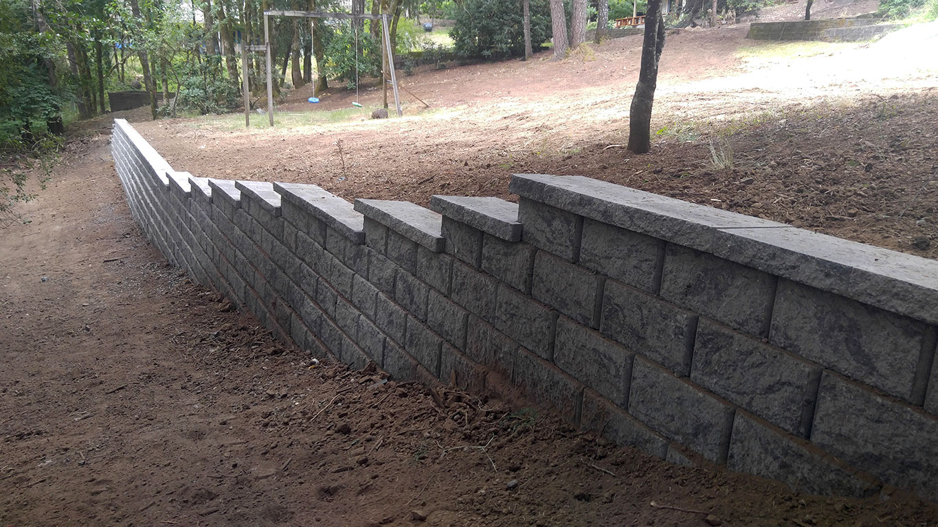 Retaining Wall Ideas For Sloped Backyard Sequoia Stonescapes